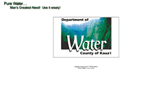 Desktop Screenshot of kauaiwater.org